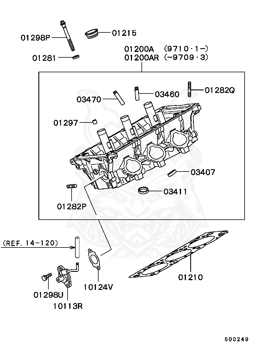 Mitsubishi - Bolt, Cylinder Head