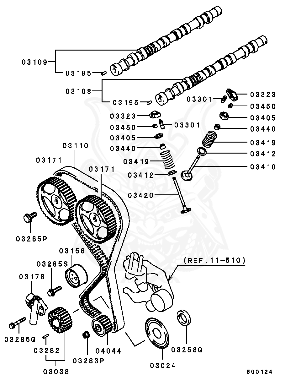 Mitsubishi - Seal, Valve Stem