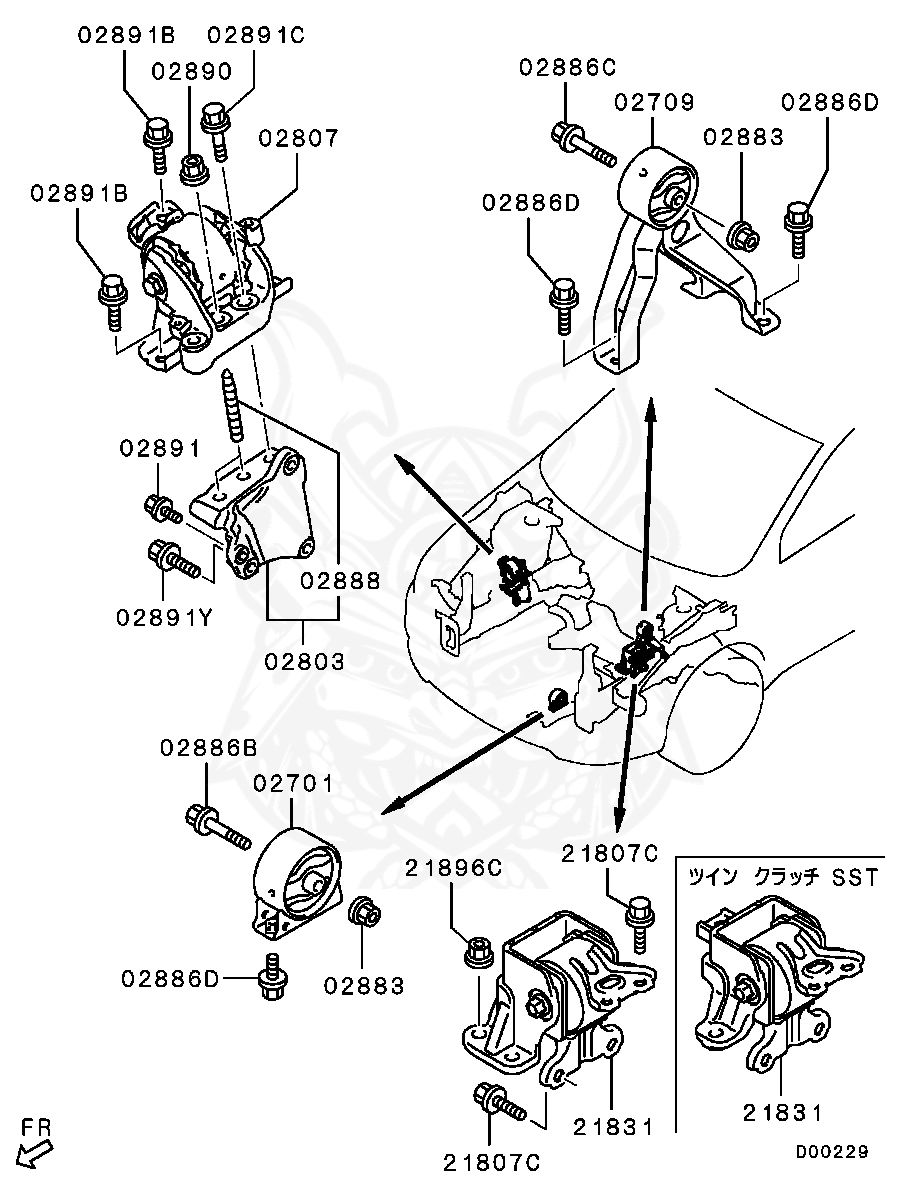 Mitsubishi - Bolt, Diff Control