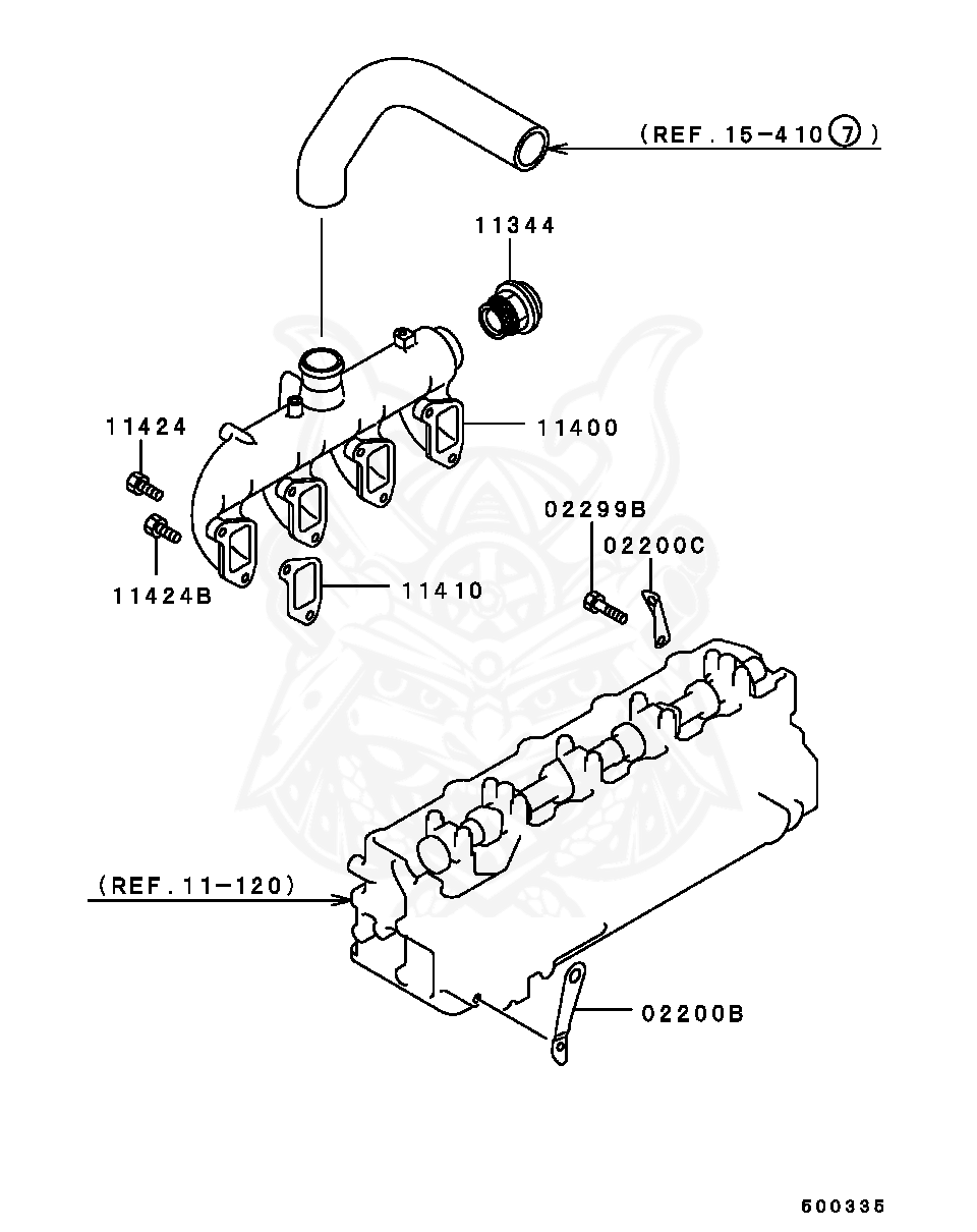 Mitsubishi - Bolt, Secondary Air Supply