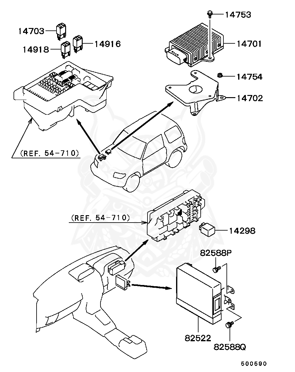 Mitsubishi - Drive Unit, Fuel Injector