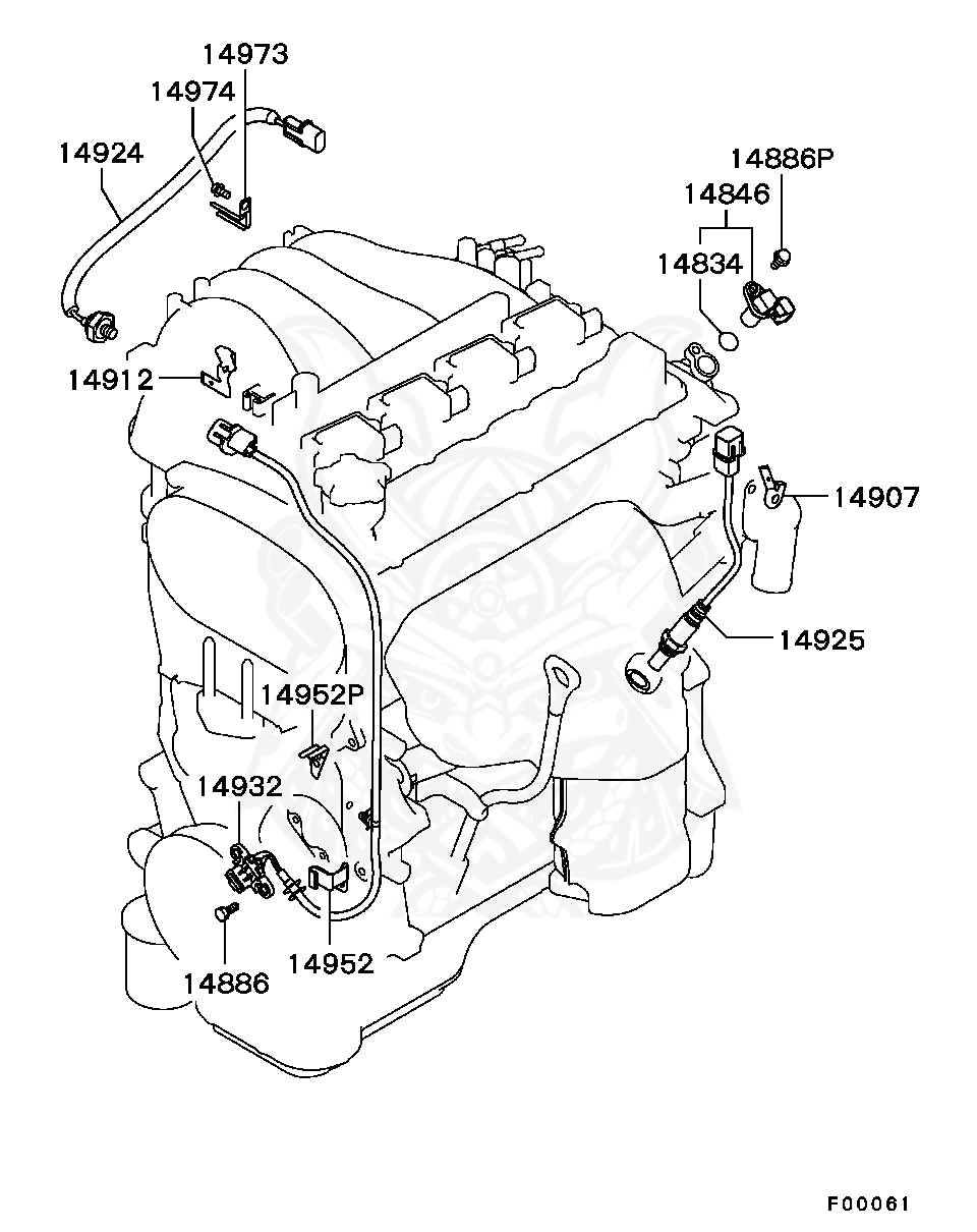 Mitsubishi - Clip, Cylinder Head
