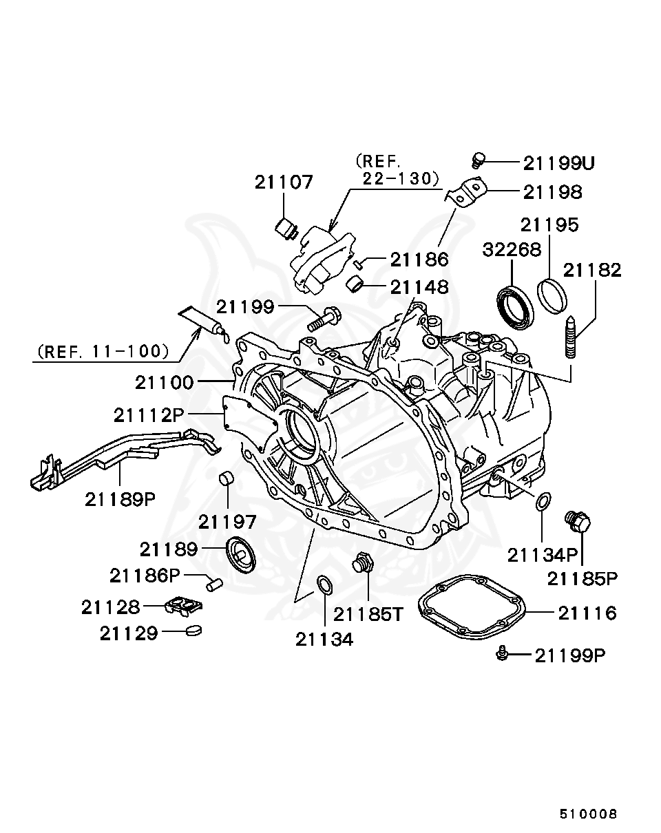Mitsubishi - Breather, T/F Case