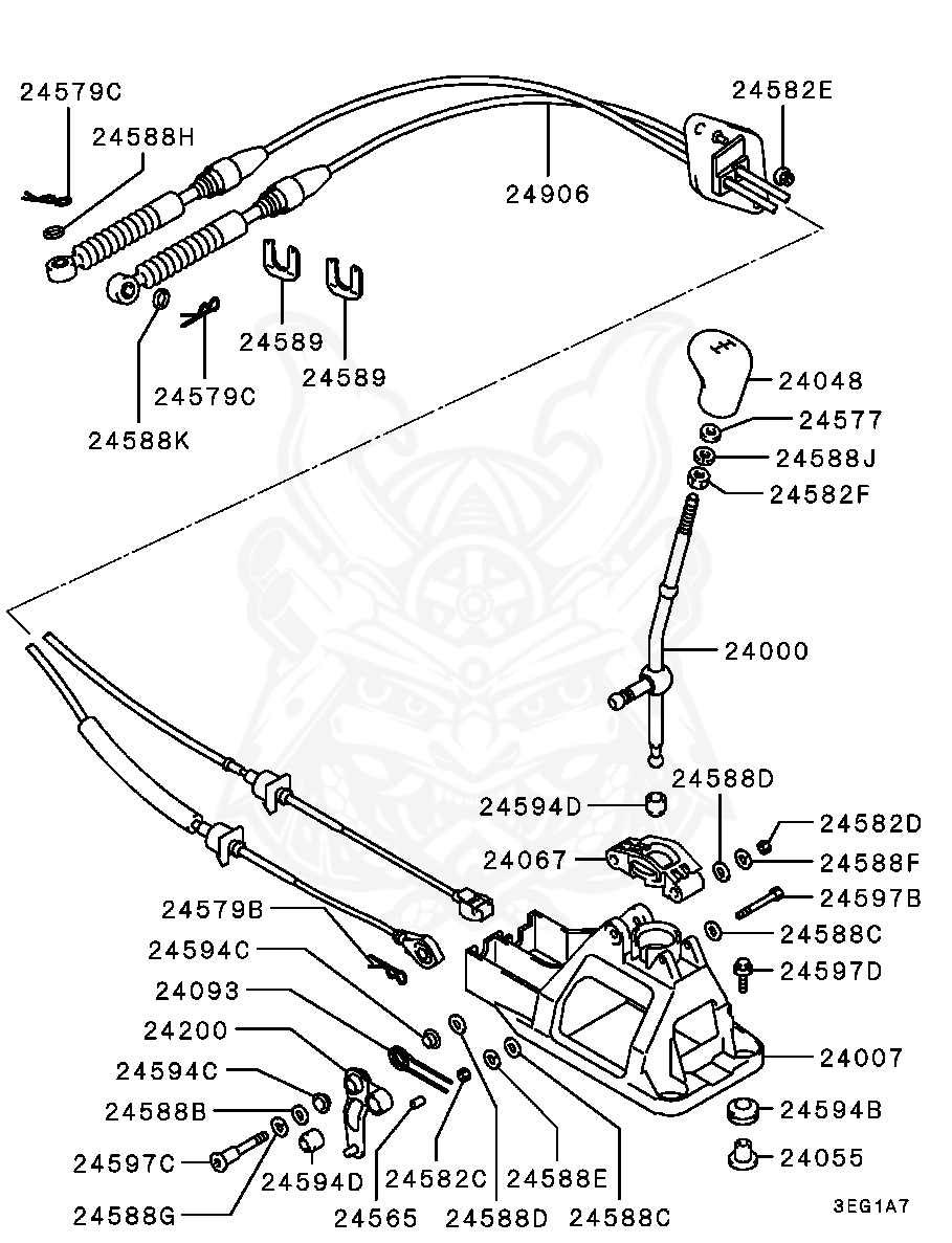 Mitsubishi - Bushing, Diff Control