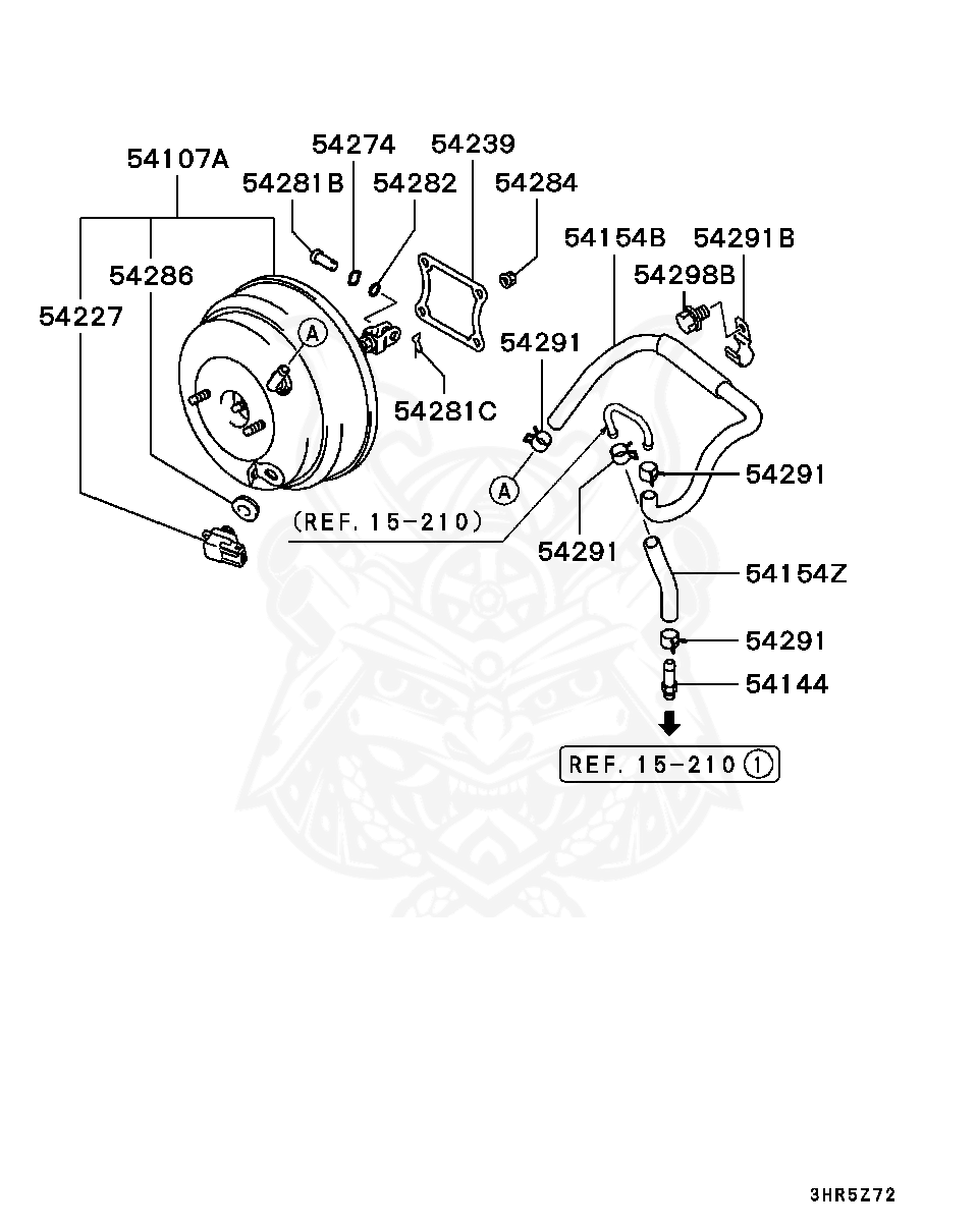 Mitsubishi - Seal, Brake Booster Body