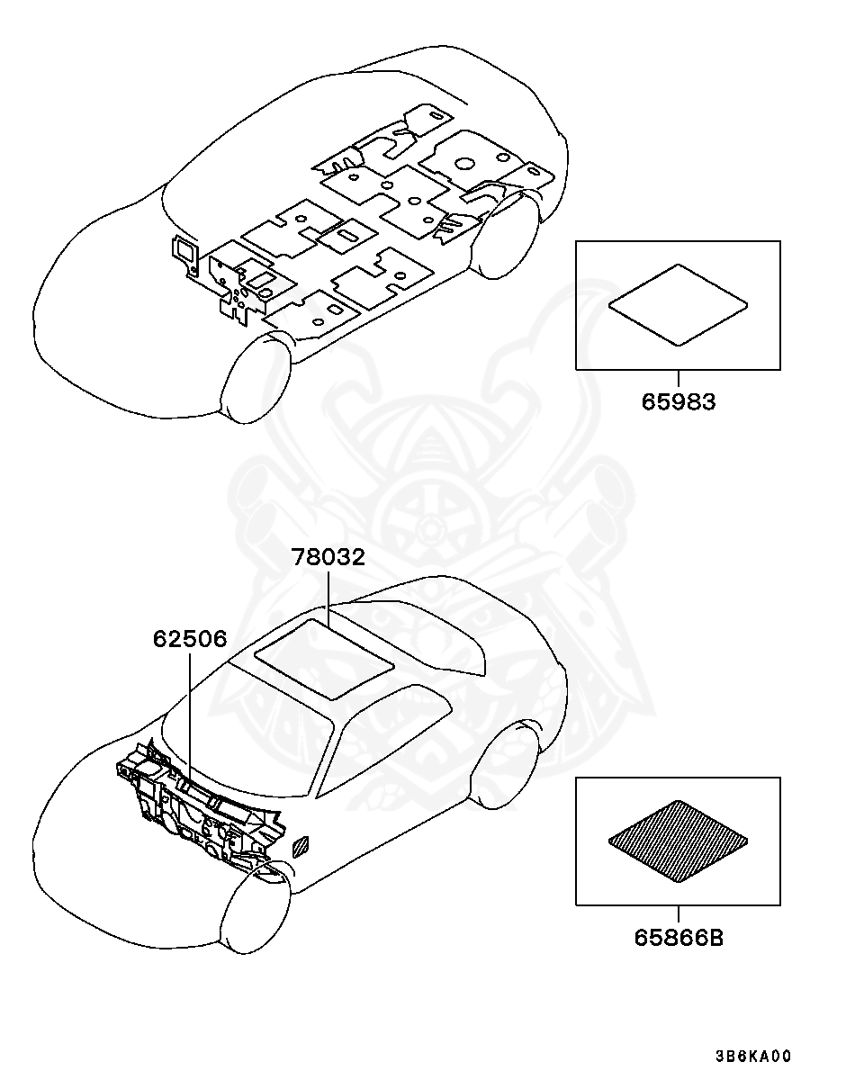 Mitsubishi - Pad, Floor