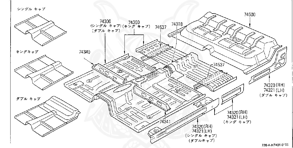 74312 01w00 Nissan Floor Assembly Front Nengun Performance