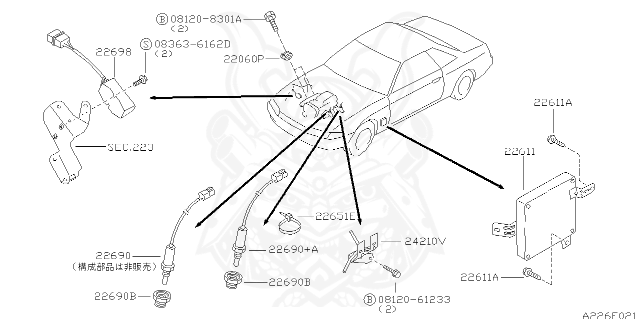 Nissan 22698 10g01