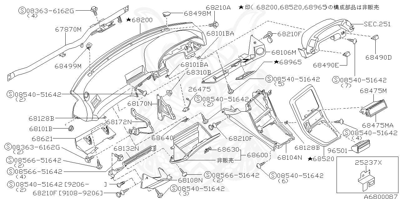 01u00 Nissan Mask Instrument Rh Nengun Performance