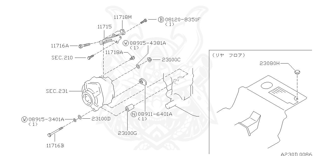 01221-00381 - Nissan - Nut - Nengun Performance