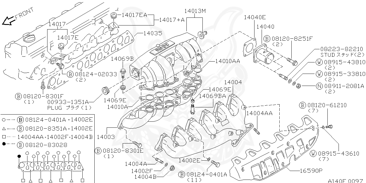 Nissan 14035 5ta0b