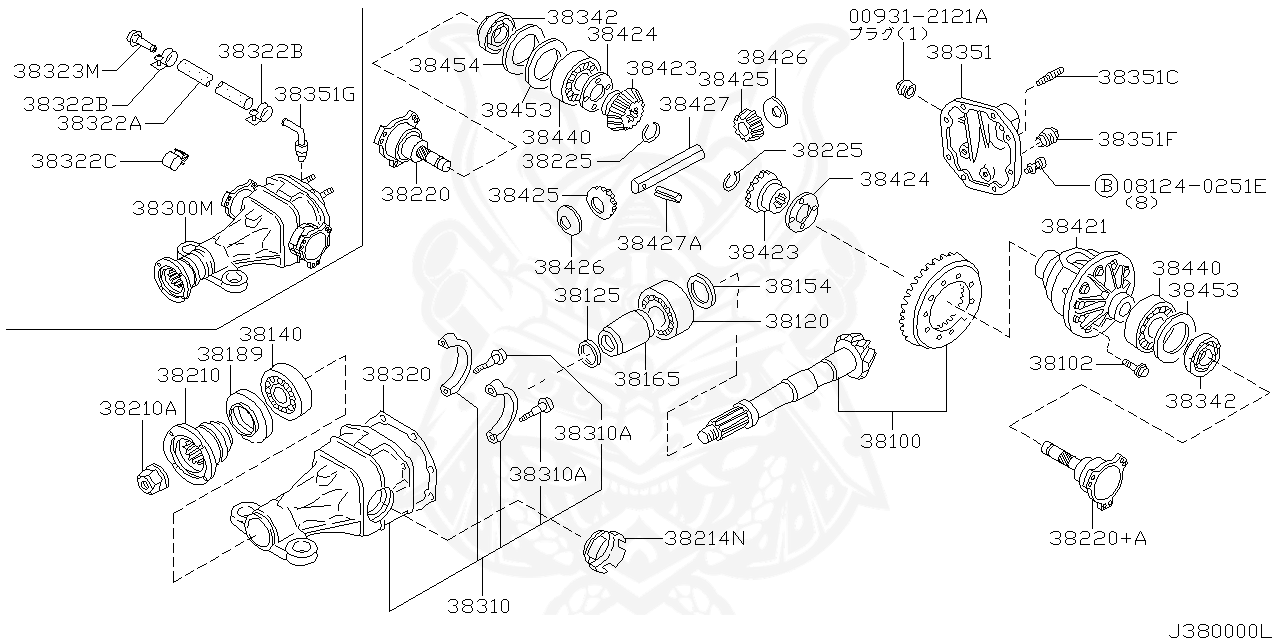 38189-N3111 - Nissan - Seal, Oil Drive Pinion - Nengun Performance