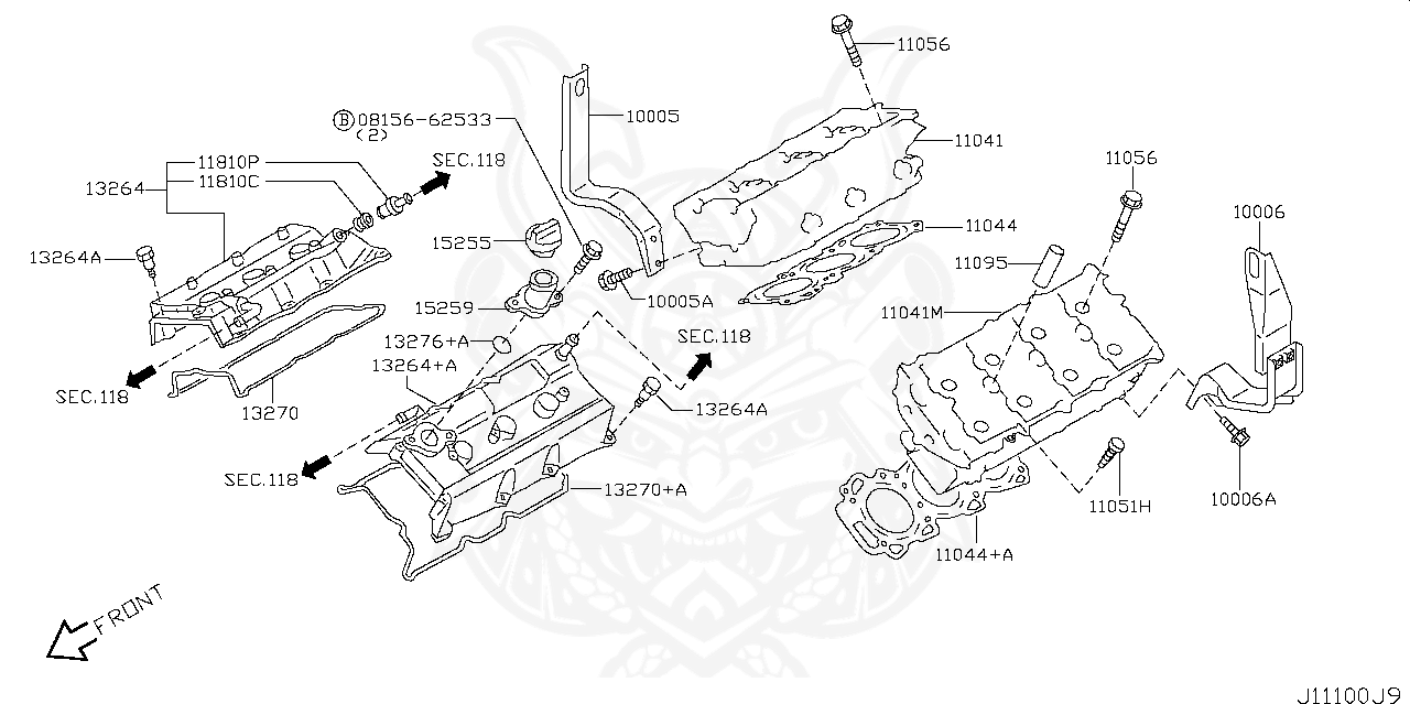 13270-8J112 - Nissan - Gasket, Rocker Cover - Nengun Performance