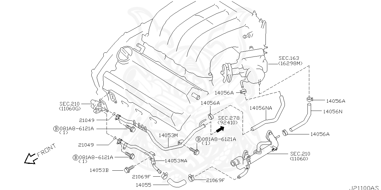 16439-56S00 - Nissan - Clamp, Hose - Nengun Performance