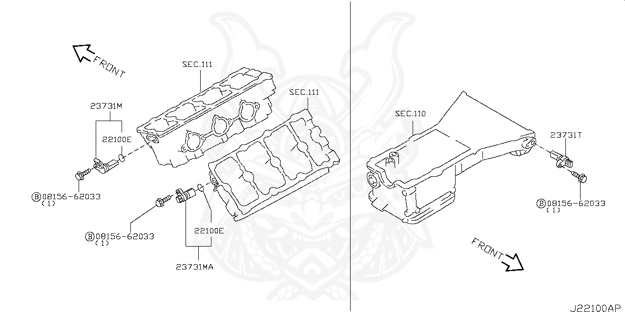 23731-AL606 - Nissan - Crankshaft Position Sensor - Nengun Performance