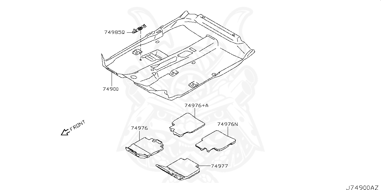 Nissan 74985 40u00