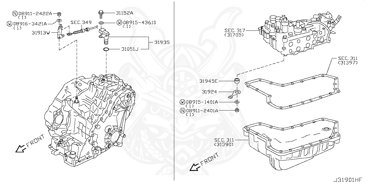 Nissan 31526 3jx9e