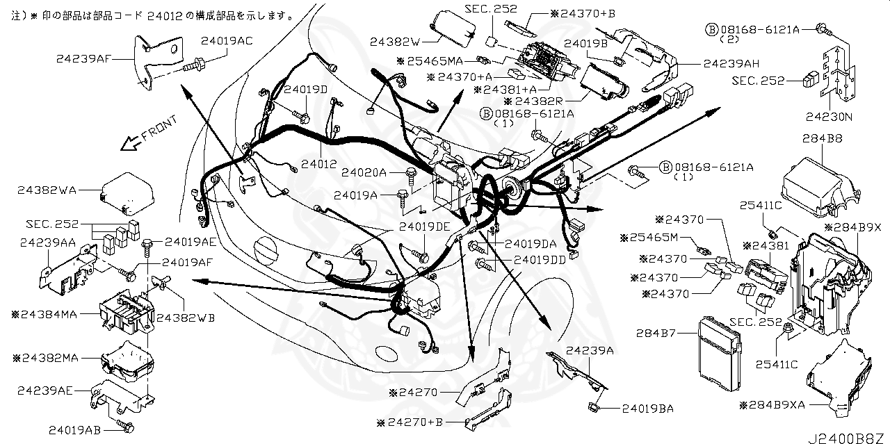 01225-N6011 - Nissan - Nut - Nengun Performance