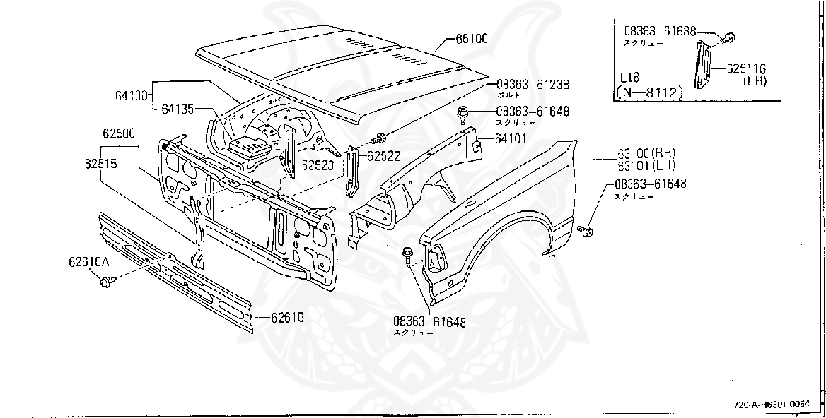 Datsun 720 store parts