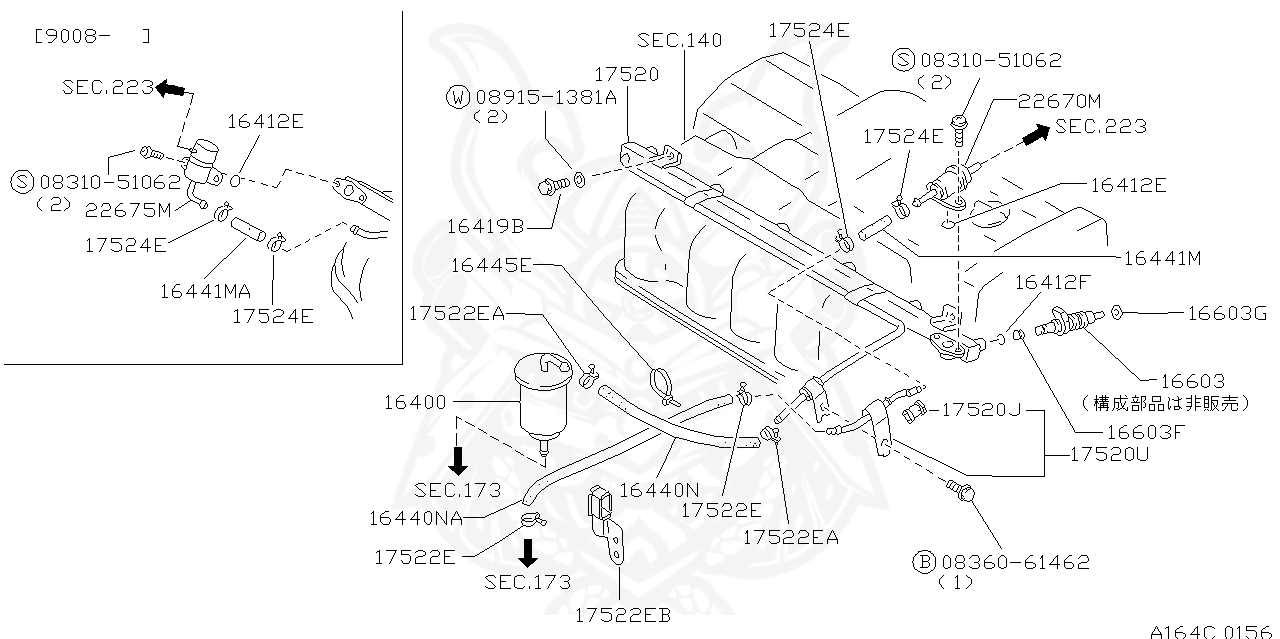 16618-10V10 - Nissan - Seal, O Ring - Nengun Performance