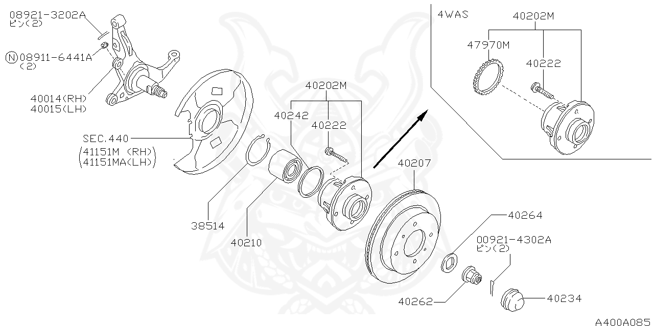 Nissan 40206 4aa1a