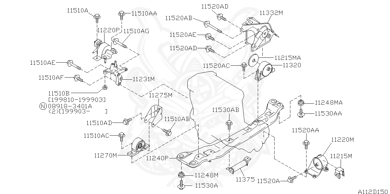 11215-0l700-nissan-stopper-rubber-engine-mount-nengun-performance