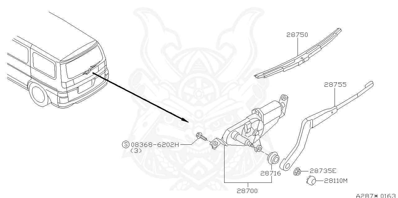28889-01G00 - Nissan - Nut - Nengun Performance