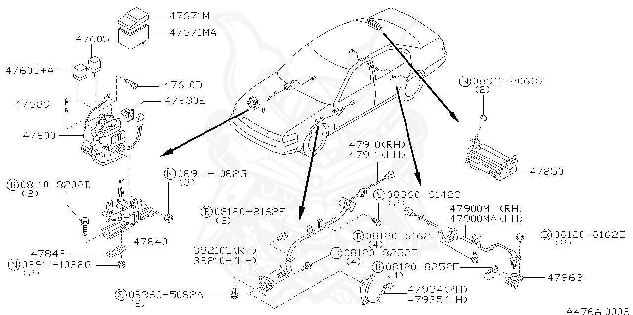 Nissan - Actuator Relay Assembly