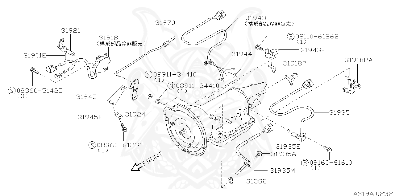 31935-51X60 - Nissan - Sensor Assembly, Turbine - Nengun Performance 