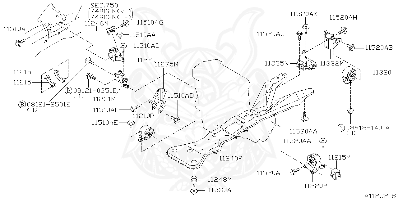 11215-0l700-nissan-stopper-rubber-engine-mount-nengun-performance