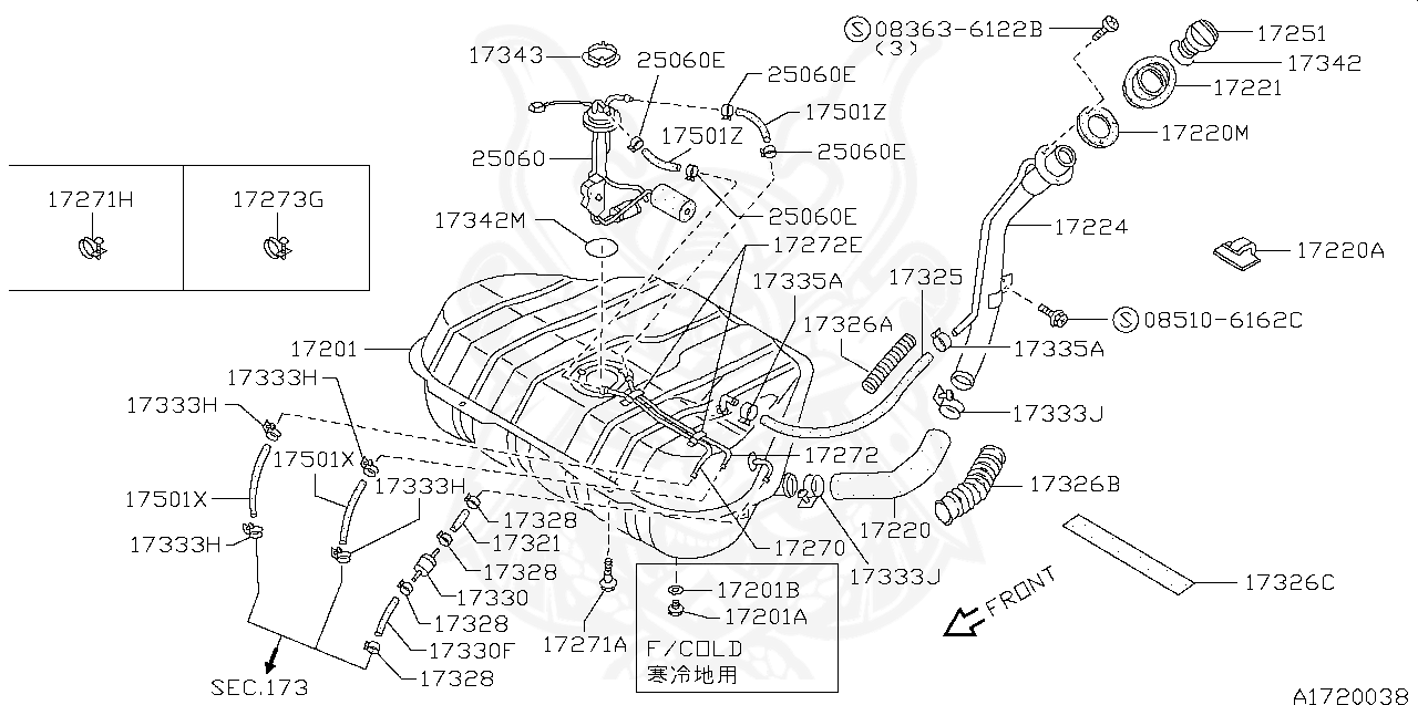 25060 03b00 Nissan Fuel Level Sensor Nengun Performance