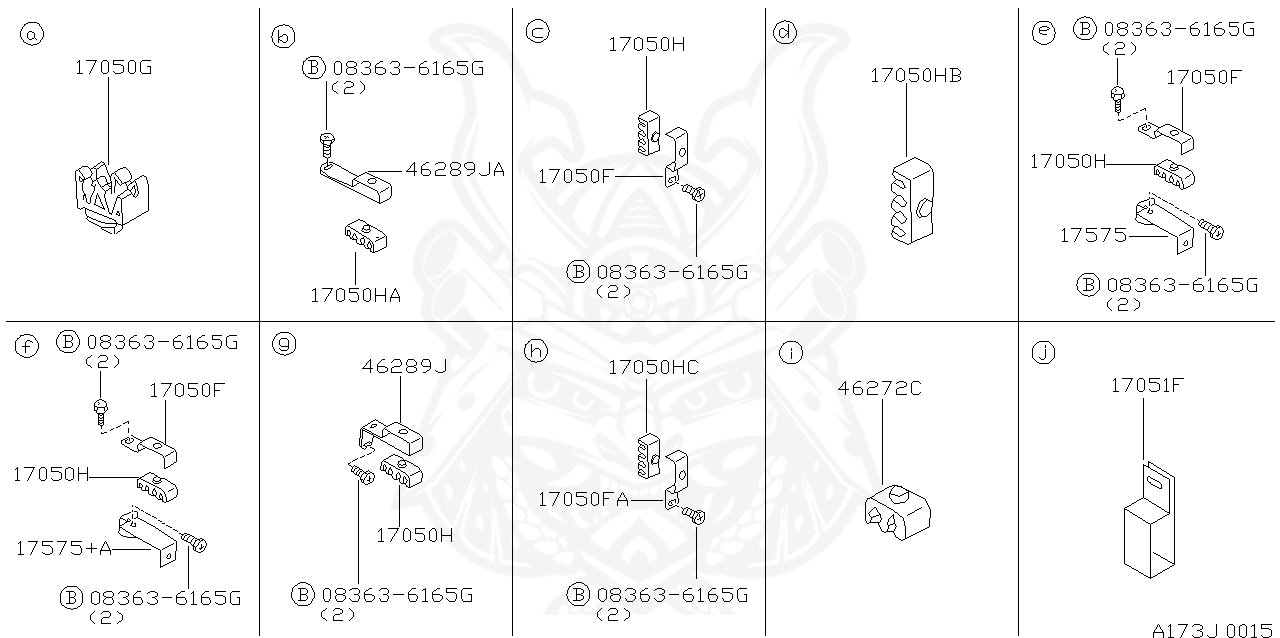 01935-00011 - Nissan - Clip, Fuel Tube No 2 - Nengun Performance