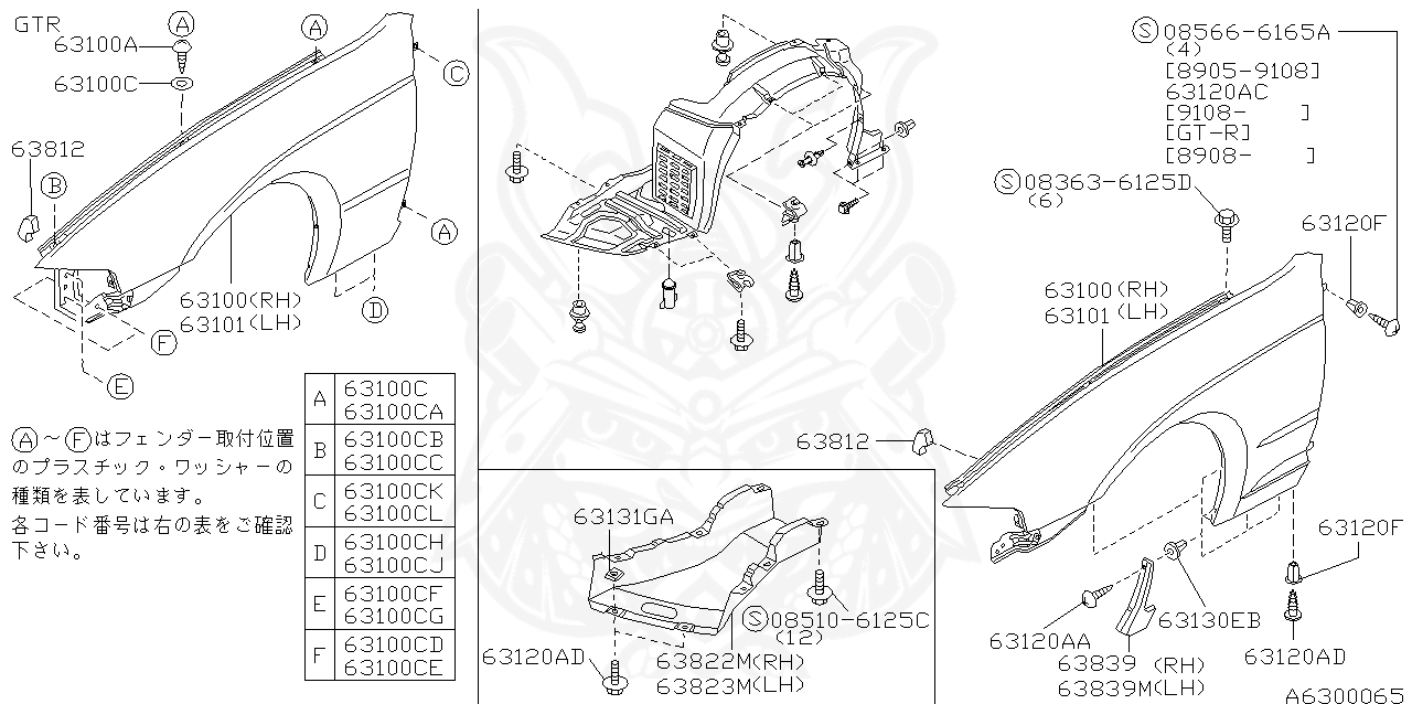 01281-01101 - Nissan - Grommet, Screw - Nengun Performance