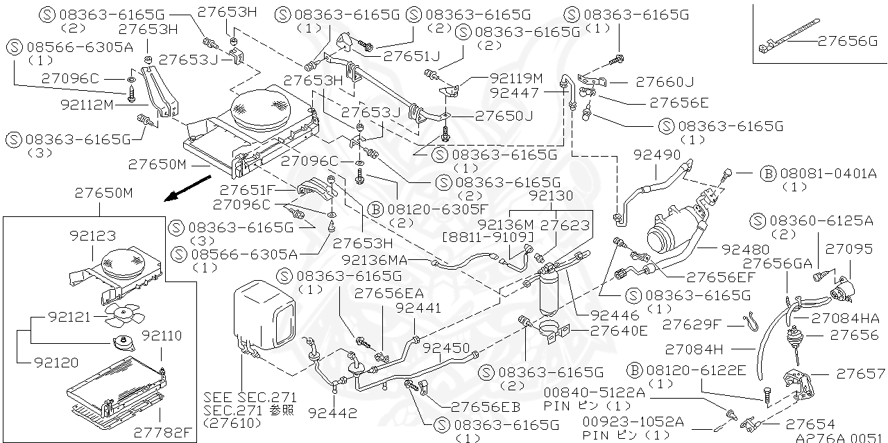 92139-50A00 - Nissan - Switch Assembly, Pressure - Nengun Performance