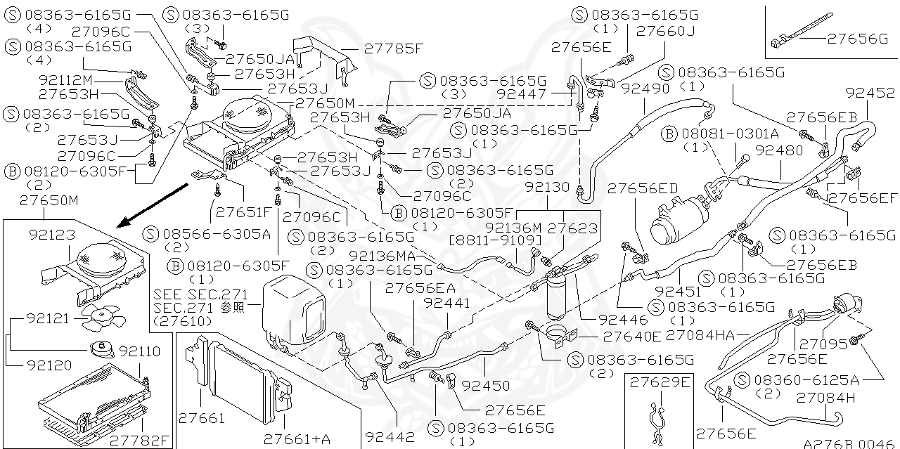 92139-50A00 - Nissan - Switch Assembly, Pressure - Nengun Performance