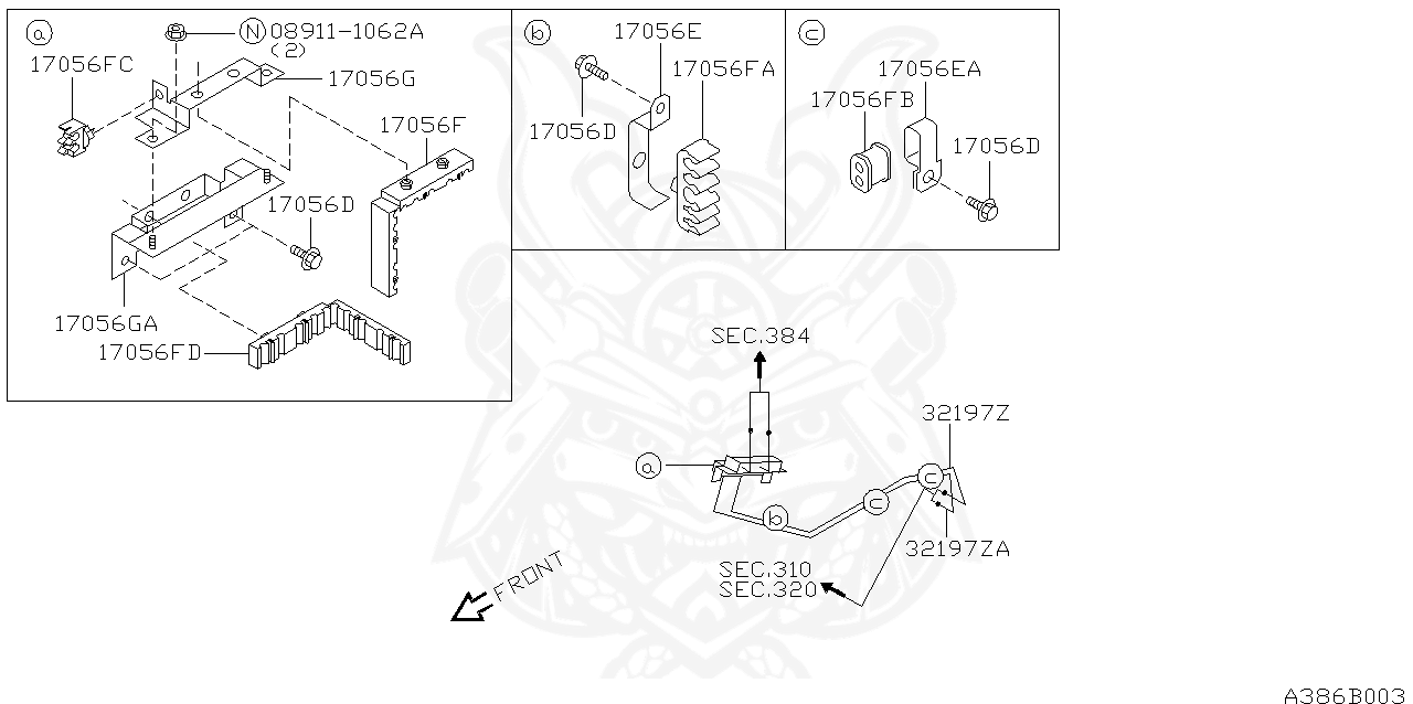 01935-00011 - Nissan - Clip, Fuel Tube No 2 - Nengun Performance