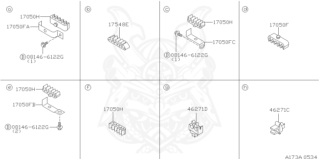 01935-00011 - Nissan - Clip, Fuel Tube No 2 - Nengun Performance