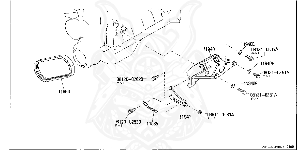 Nissan - Belt, Power Steering Oil Pump