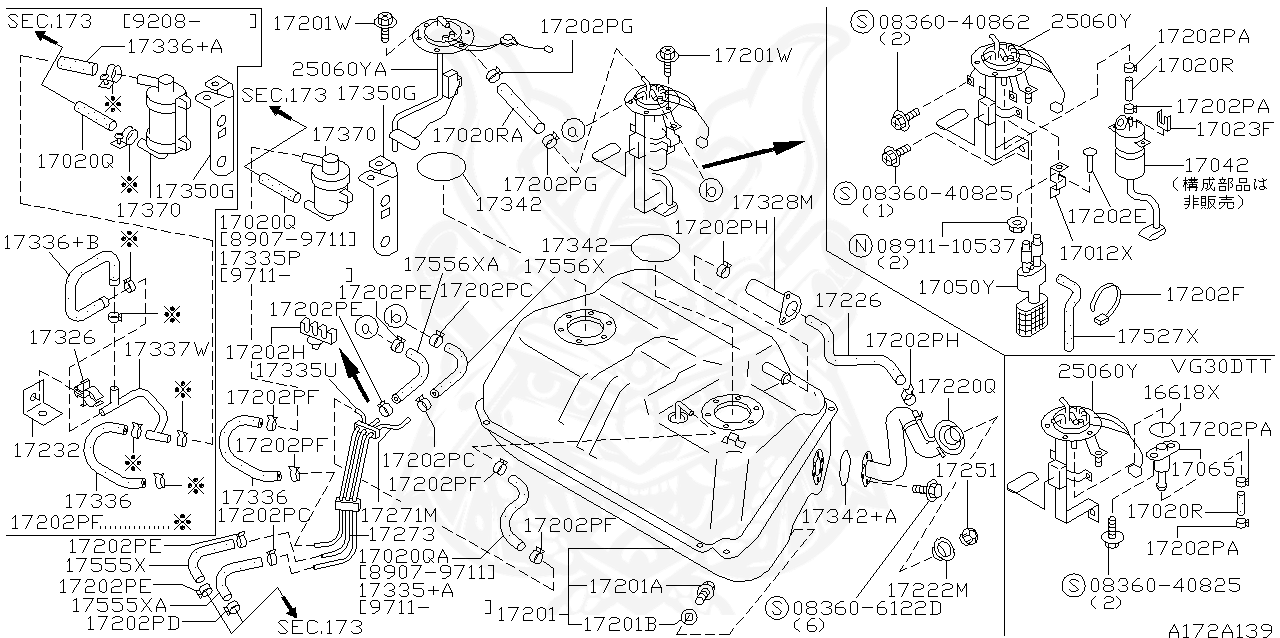 17042-40P05 - Nissan - Fuel Pump, In Tank - Nengun Performance