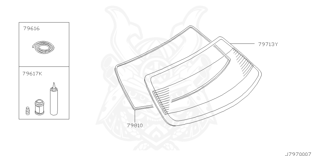 G289189925 Nissan Sealant Kit, Glass Nengun Performance