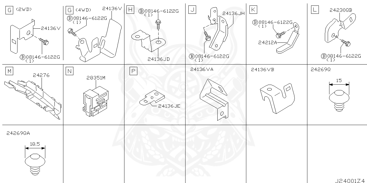 28351-89901 - Nissan - Capacitor, Ignition Coil - Nengun Performance