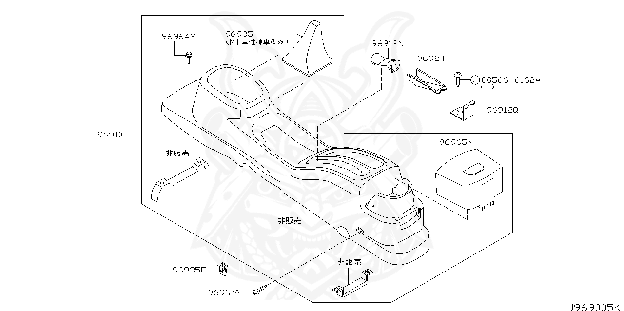 Nissan - Clip, Wiring Hanes