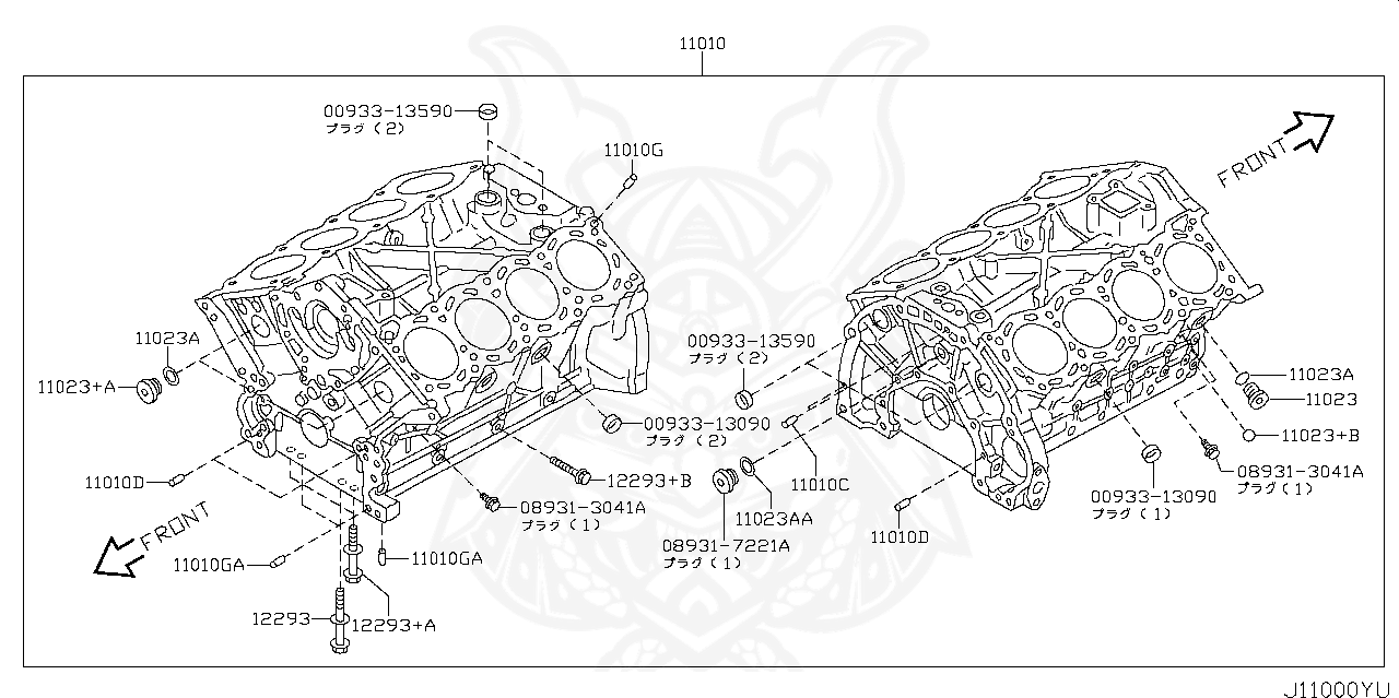 Nissan 11026 00qab