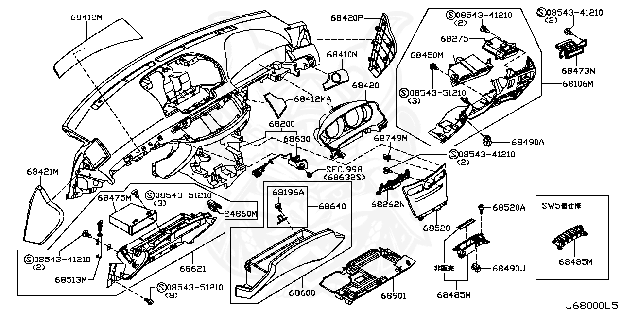 96938-ED000 - Nissan - Clip - Nengun Performance