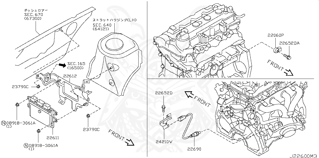 22060-7S000 - Nissan - Knock Sensor Assembly - Nengun Performance