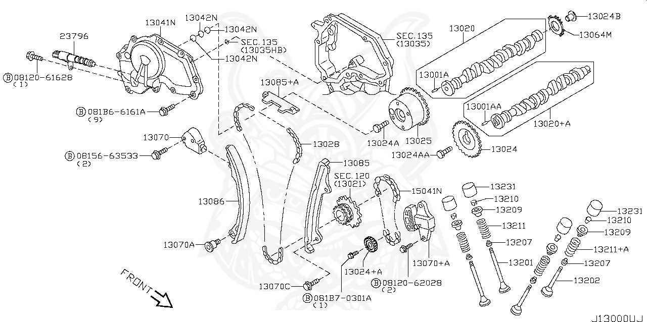 Nissan 13042 6n200