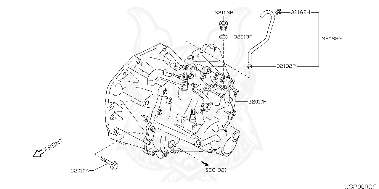 Nissan - Plug, Drain