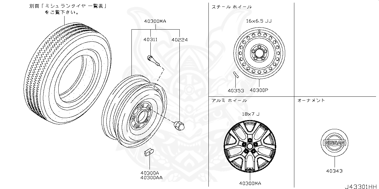 40224-V5510 - Nissan - Nut, Road wheel - Nengun Performance