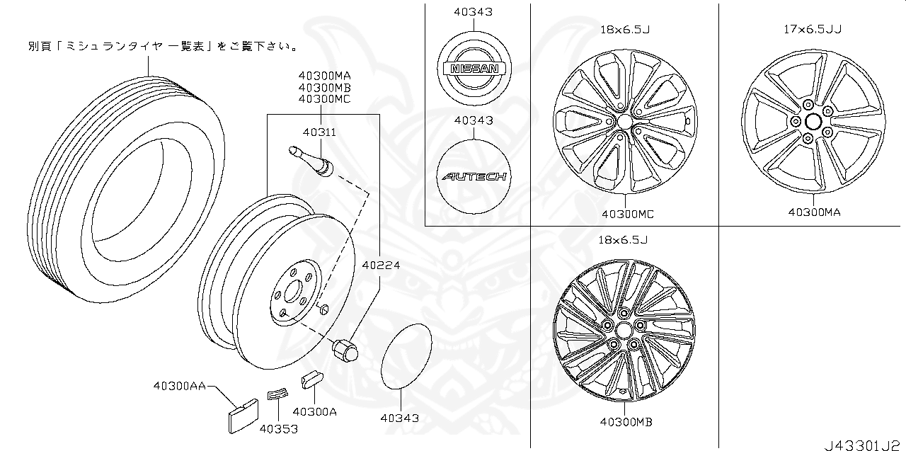 40224-V5510 - Nissan - Nut, Road wheel - Nengun Performance
