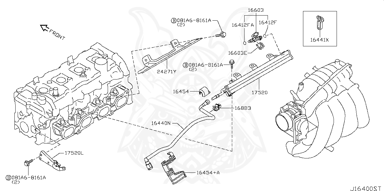 16600-JA000 - Nissan - Fuel Injector Assembly - Nengun Performance